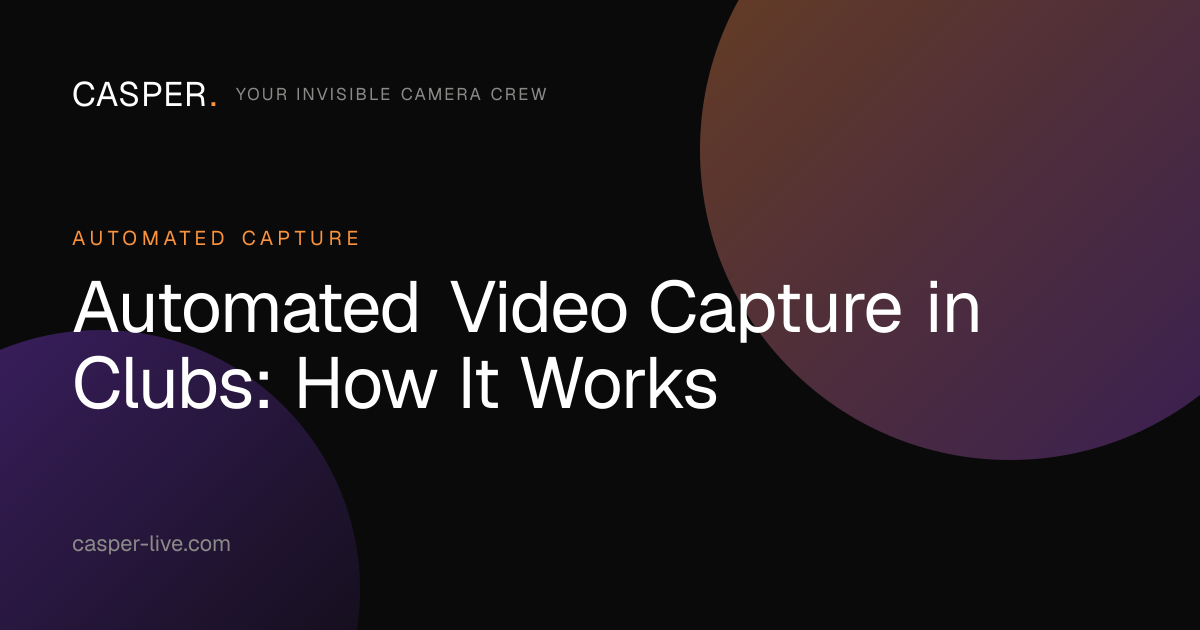 Automated Video Capture in Clubs: How It Works